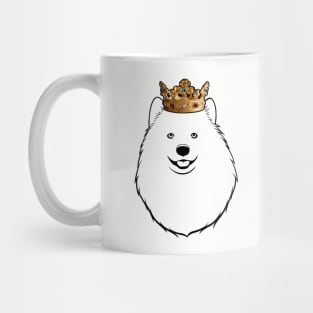 Samoyed Dog King Queen Wearing Crown Mug